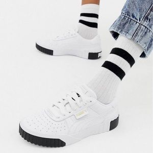 Puma cali white and black sneaker